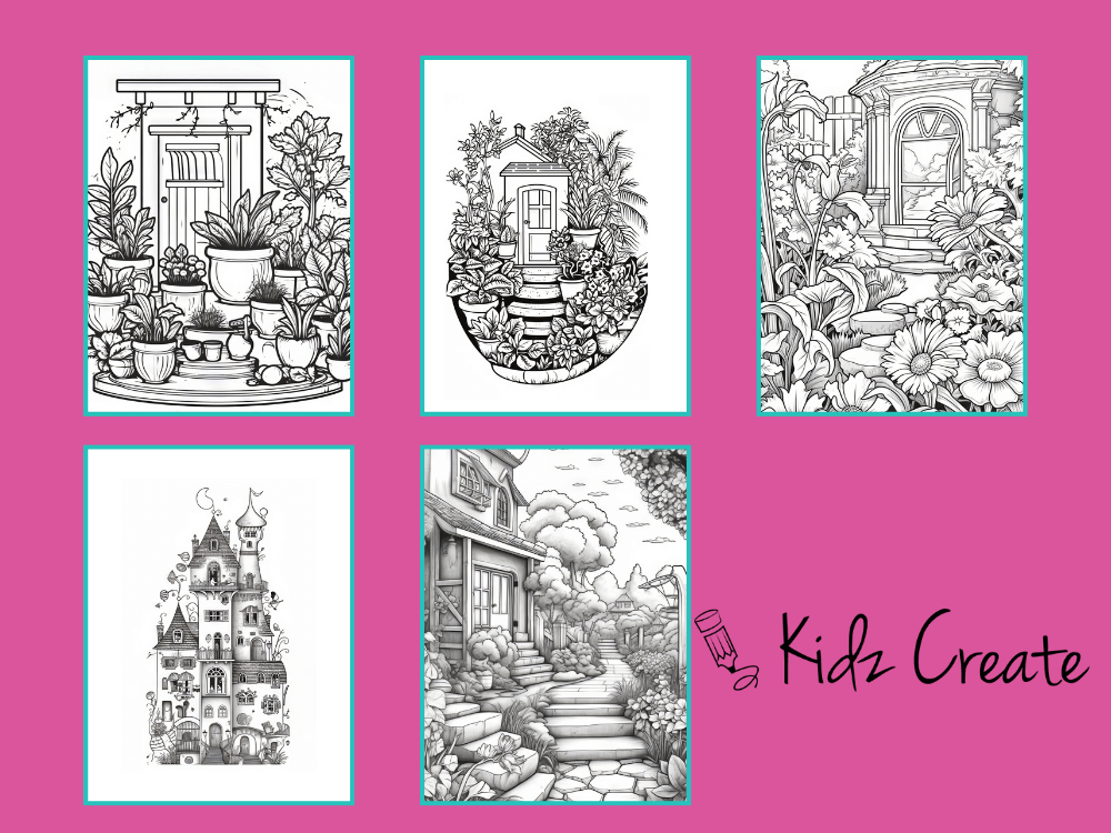 Mindfulness coloring book example 3