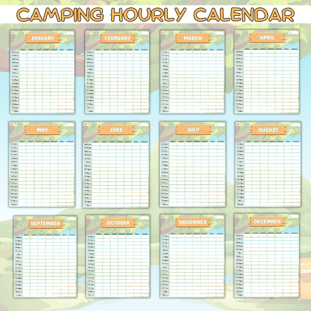 Printable Camping Planner Interior