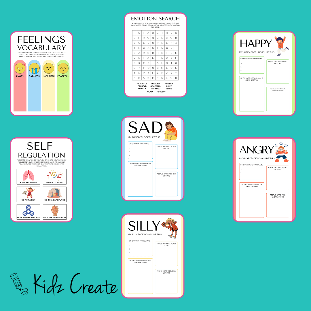 Mindfulness Worksheets for Kids Printable