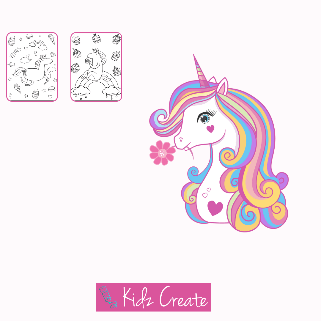 Printable Unicorn Coloring Book