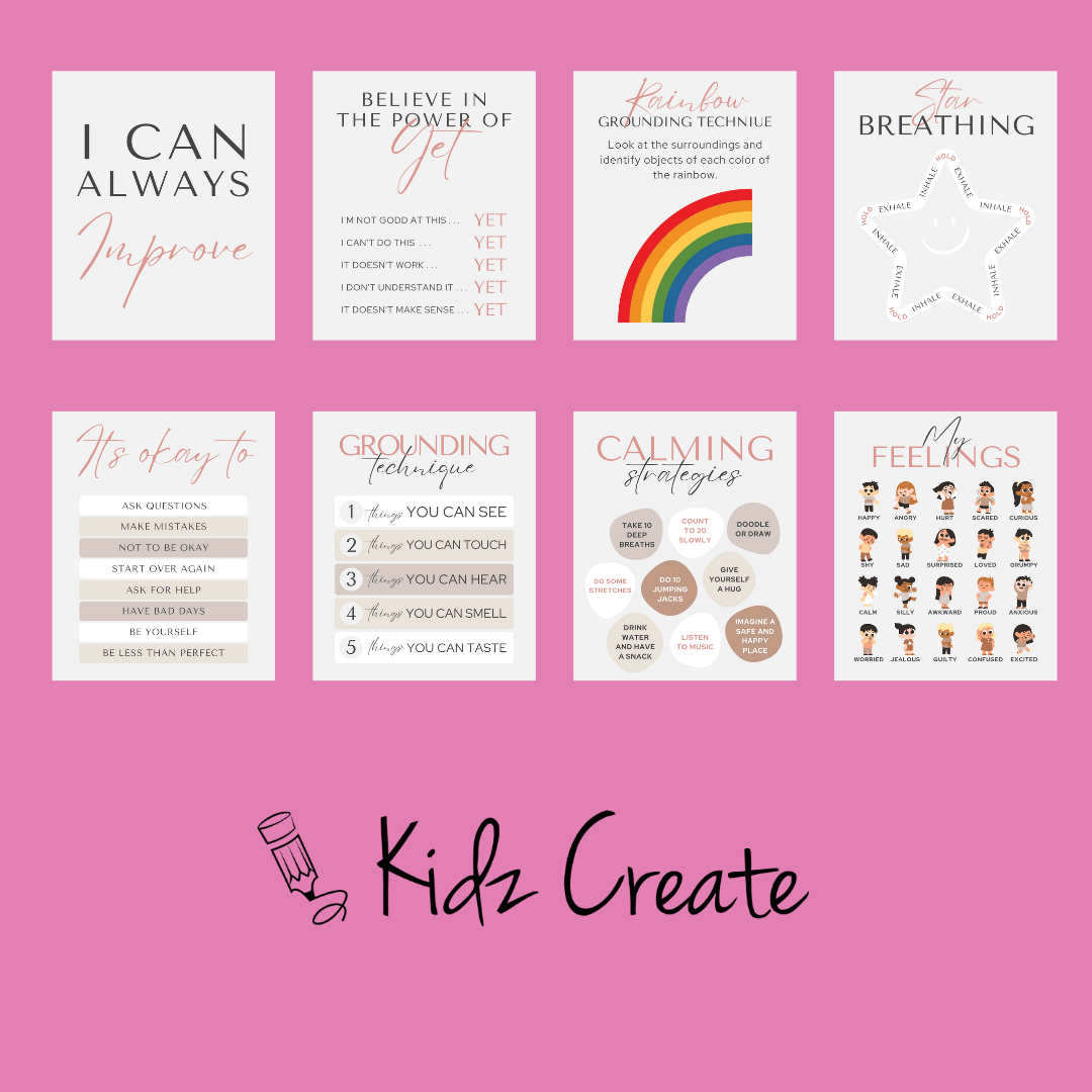 Calm Down Posters for Daycare