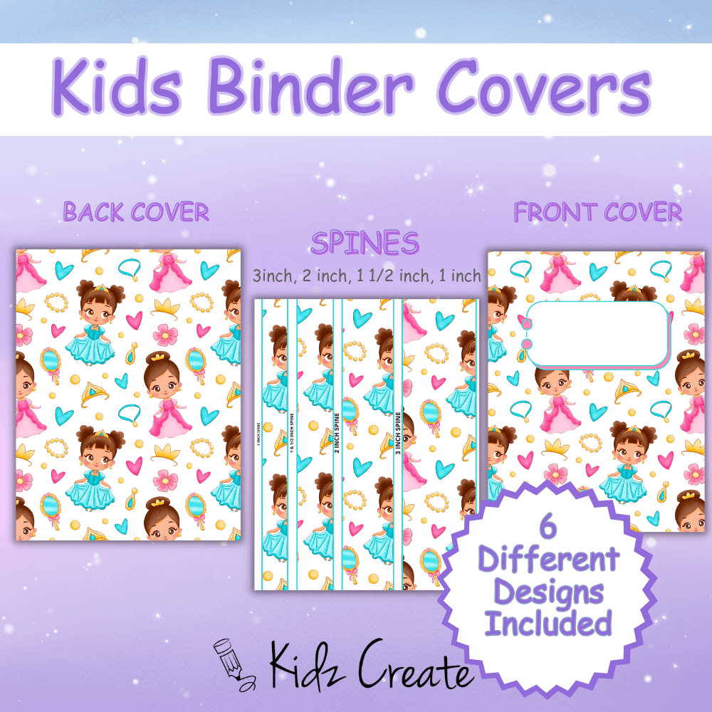 Printable binder covers for kids