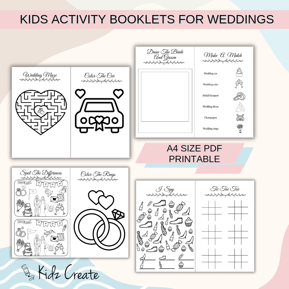 Wedding Activity Booklet for Kids