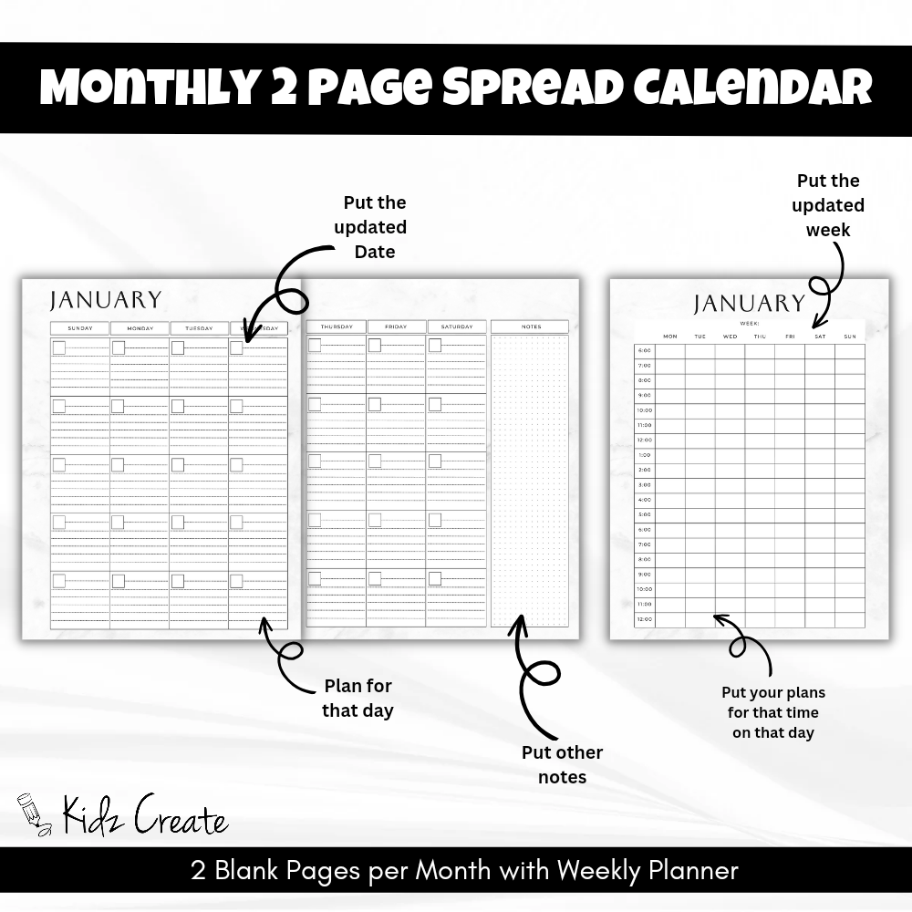 Printable Planner for Students