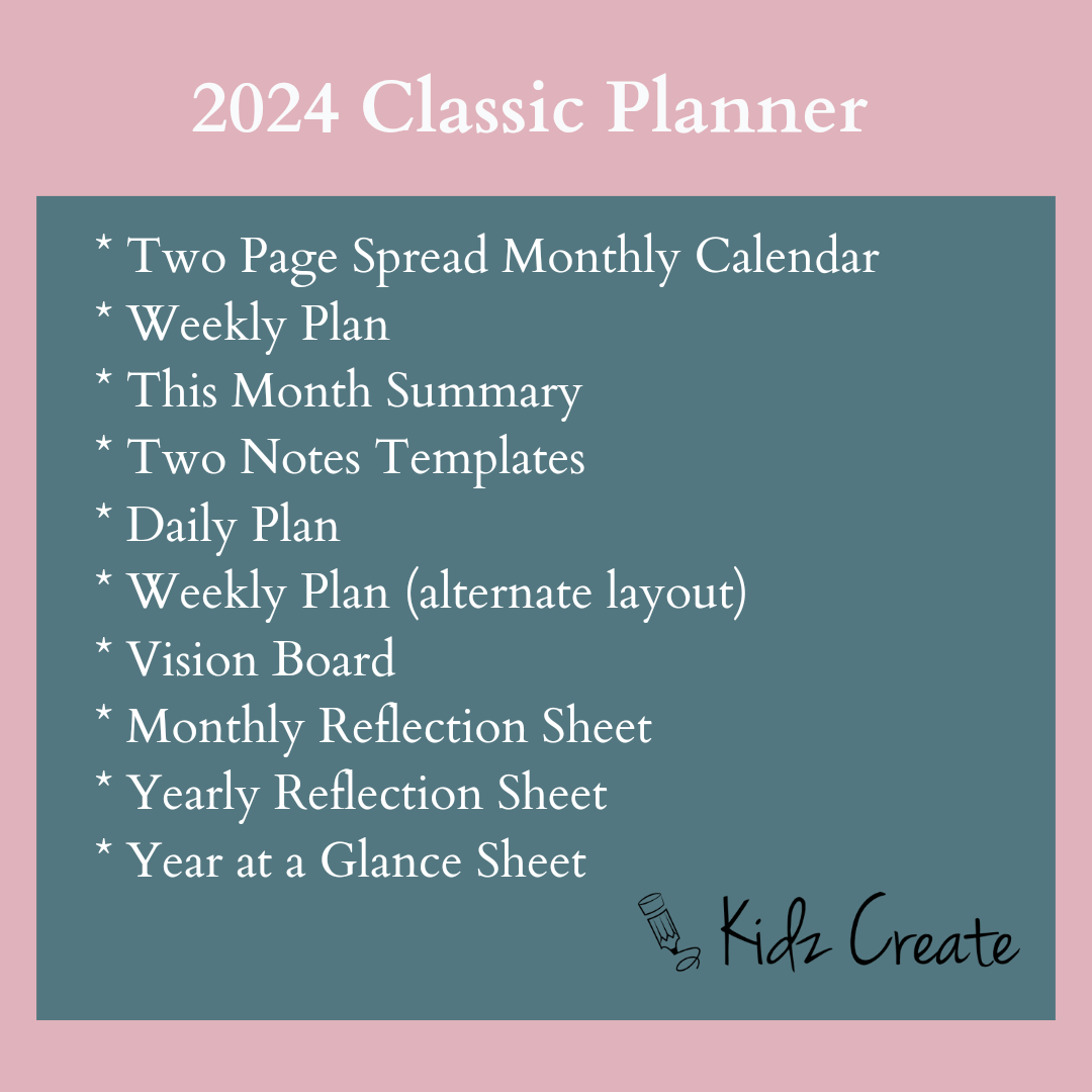 2024 Classic Planner