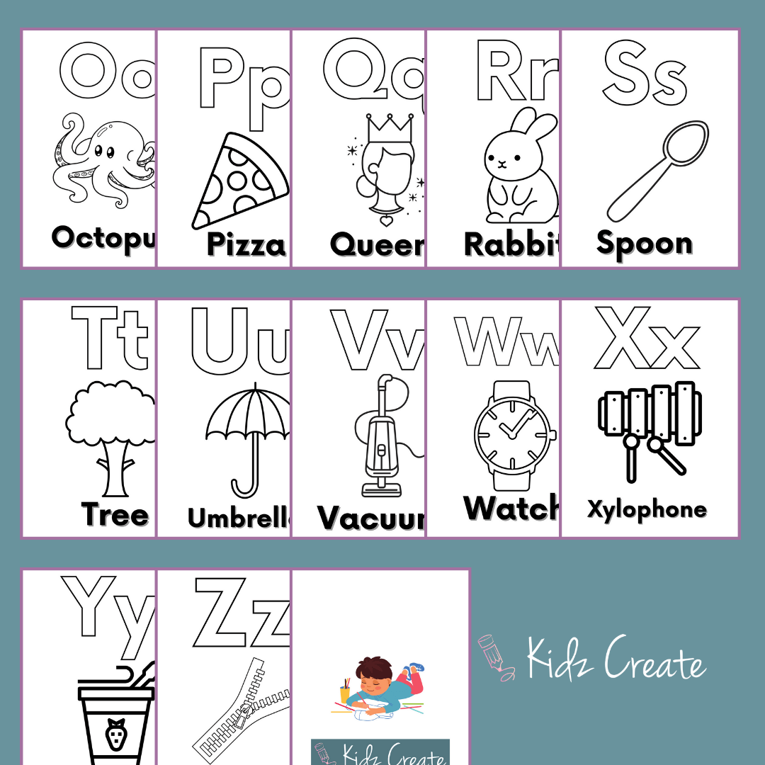 Alphabet Coloring book for kids
