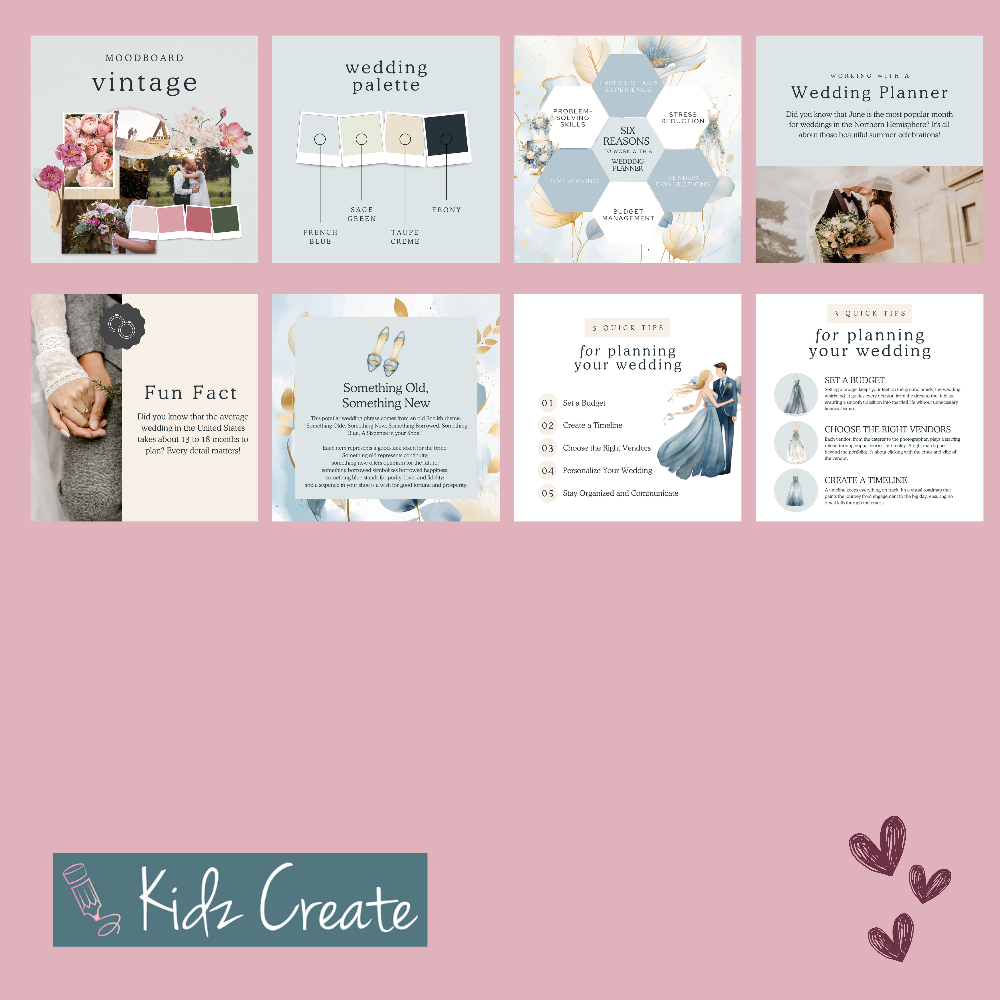 Wedding Planner Social Media Posts