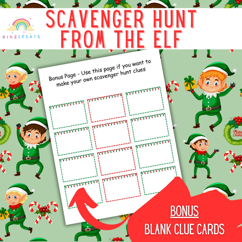 Elf Scavenger Hunt