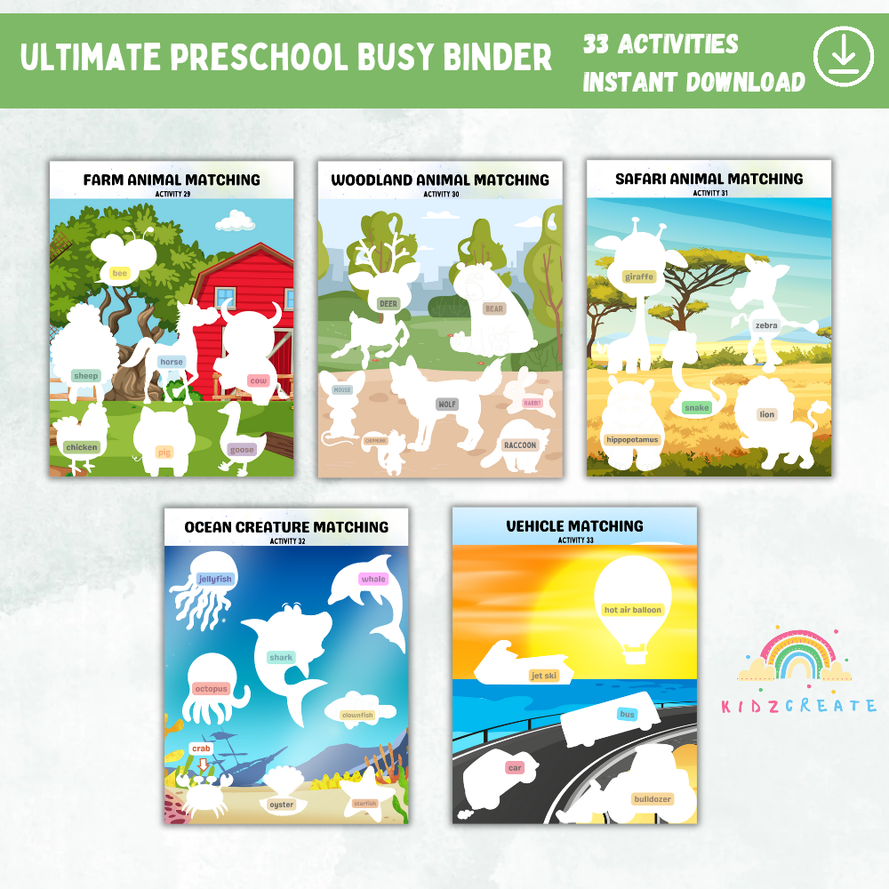 Ultimate Preschool Busy Binder