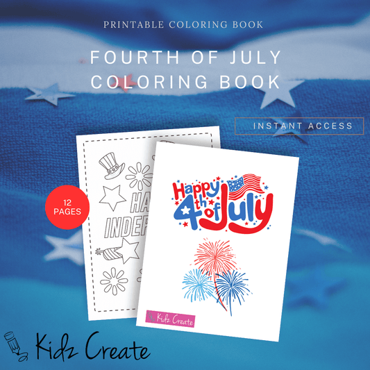 July 4th Coloring Book 