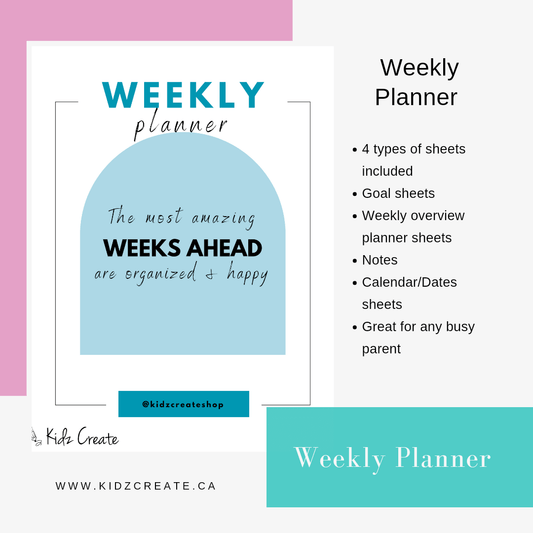 Weekly Organizer for Adults 
