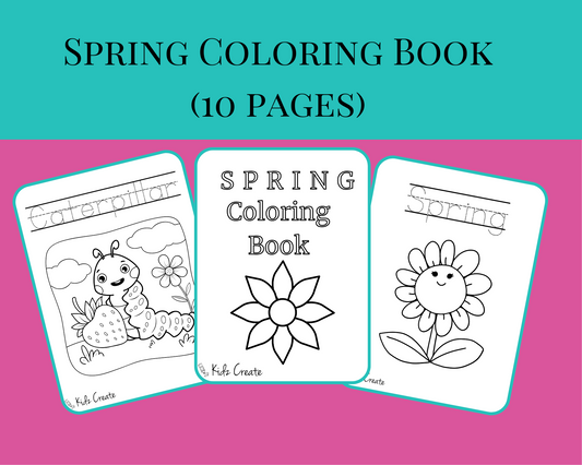 Spring Coloring Book 
