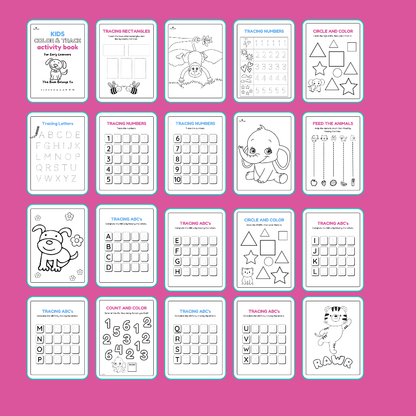 Animal activity & Tracing book sample 