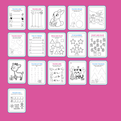 Animal activity & Tracing book sample 2