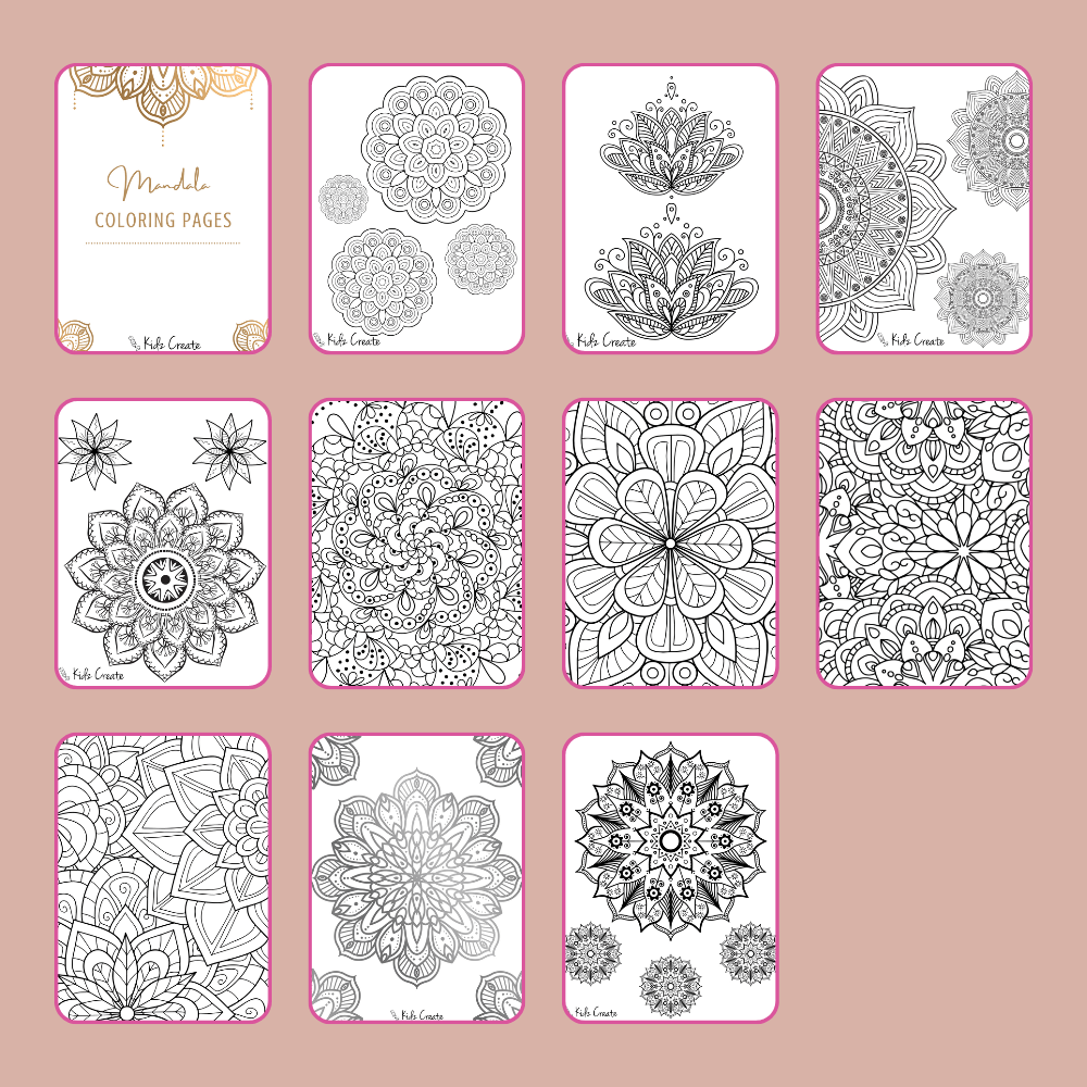 Mandala Coloring Pages for Adults Sample 