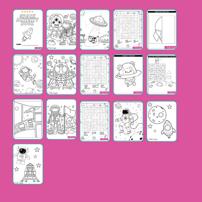 Example of space activity book