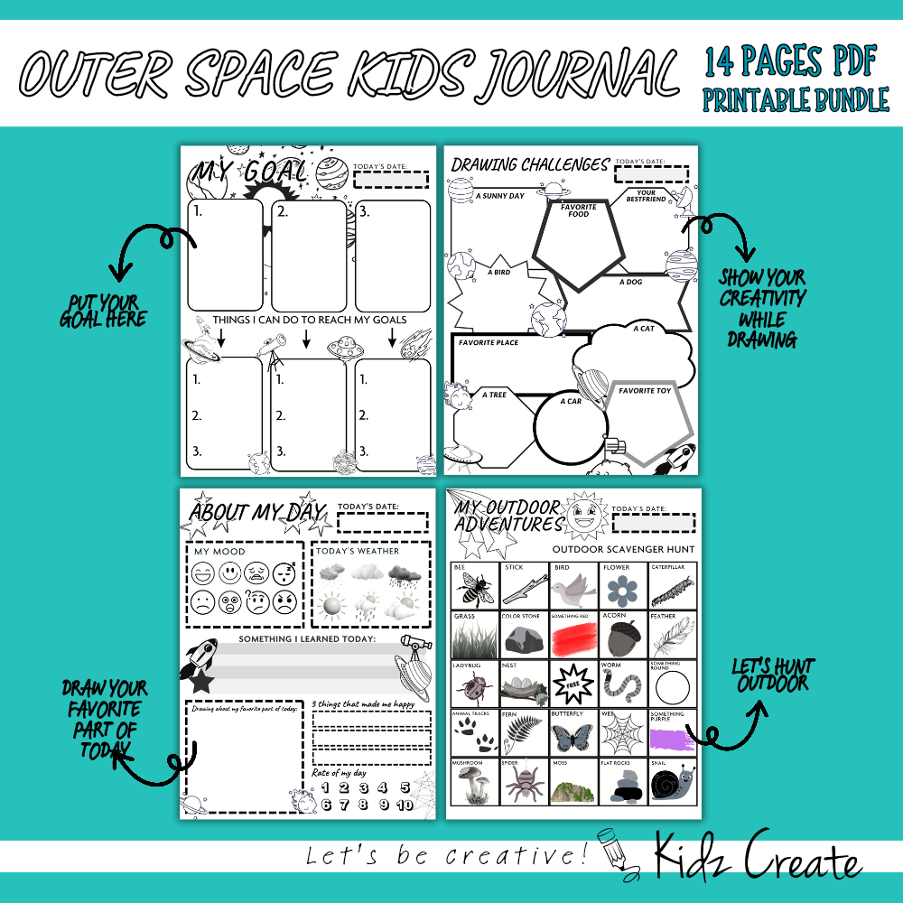 Space Journal example pages 2 