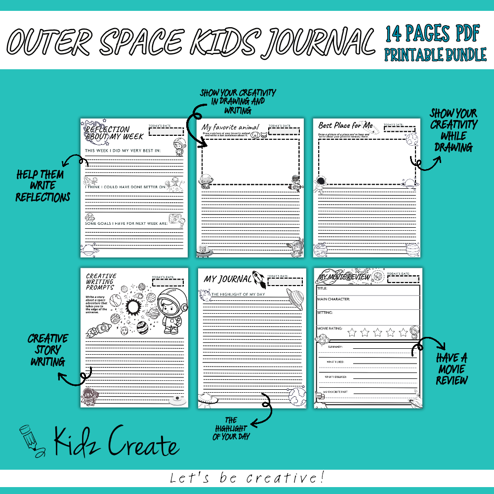 Space Journal example pages 3 