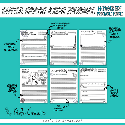 Space Journal example pages 3 