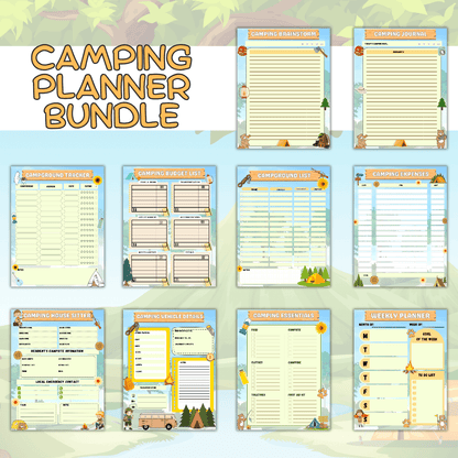 Printable Camping Planner Interior 