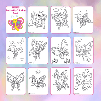 Butterfly Coloring Book for Kids 