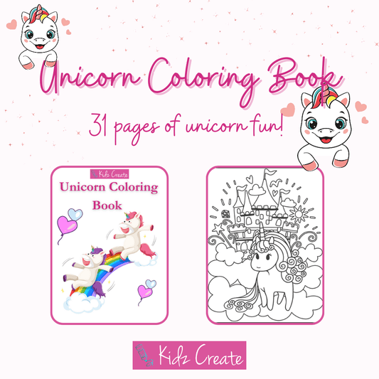 Printable Unicorn Coloring Book