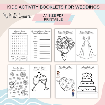 Wedding Activity Booklet for Kids 