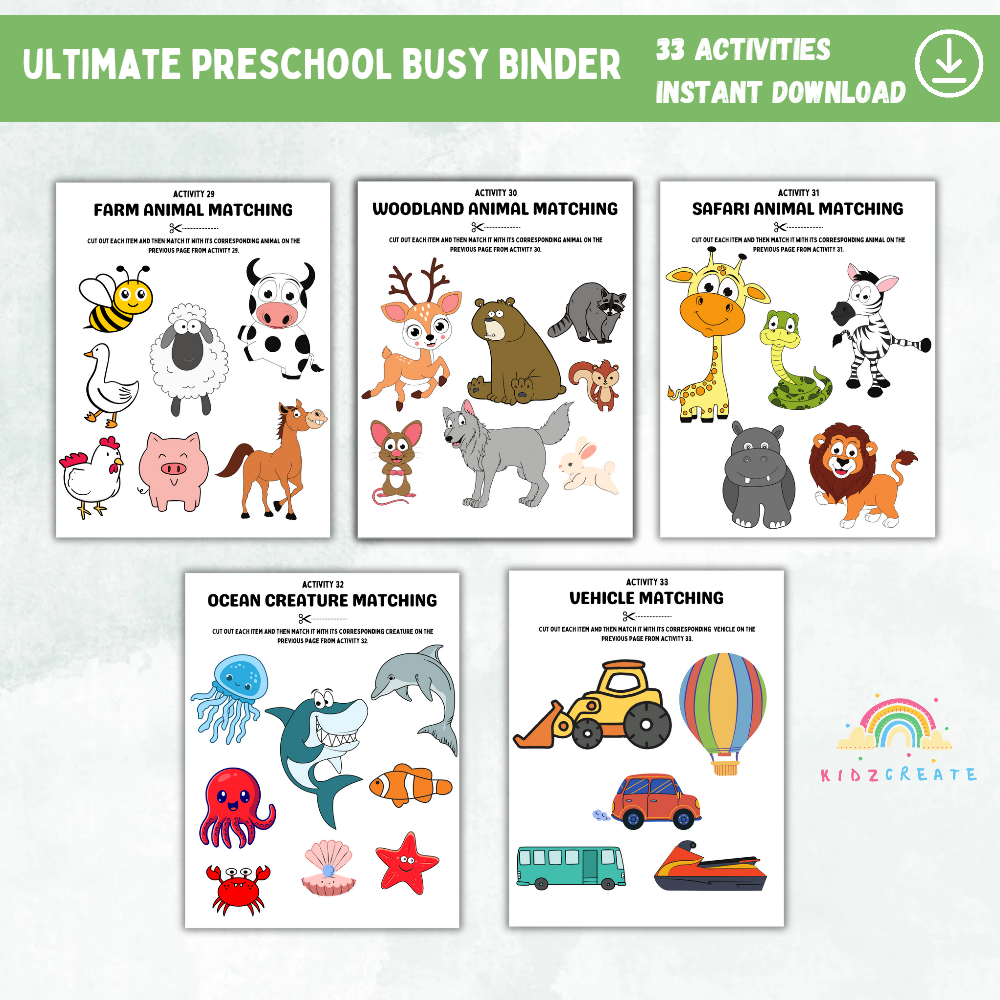 Ultimate Preschool Busy Binder